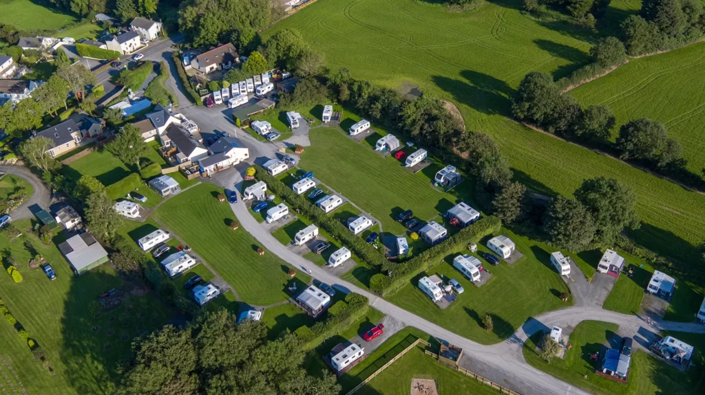 Stone Pitt holiday park arial